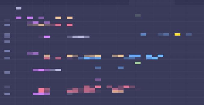 Java Programming. Coding Syntax Abstract Colorful Illustration vector