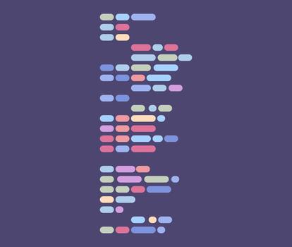 Java Code. Coding Syntax Abstract Colorful Illustration vector