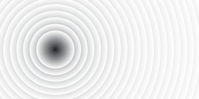 Abstract Concentric Circles Pattern with Depth Effect. vector