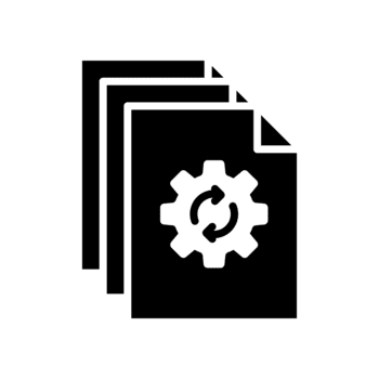 lote proceso sólido icono png