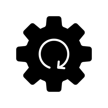 Loop Process Solid Icon png