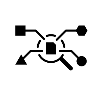 dados classificação sólido ícone png