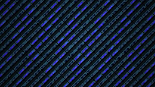 Abstract diagonal pattern with blue lights video