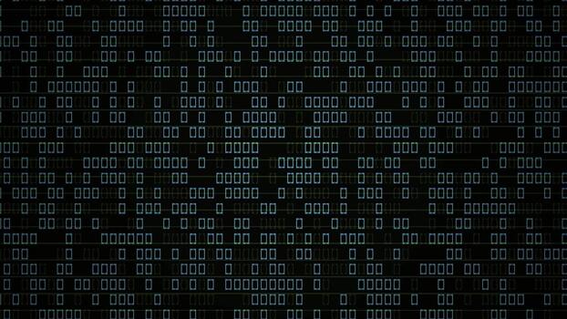 numérique matrice Contexte avec binaire code modèle video