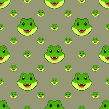 sin costura cocodrilo modelo vector