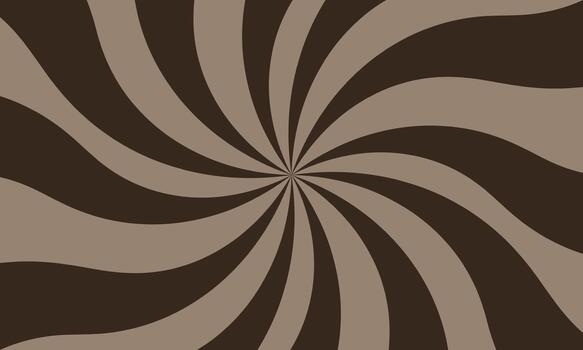 background with rounded brown light rays vector