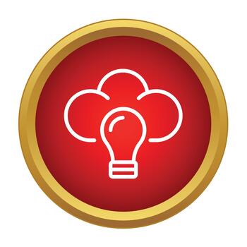 Cloud computing idea developing innovation concept vector