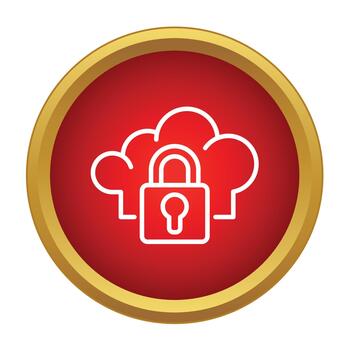 Cloud computing data security protecting network storage vector