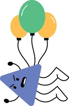 Flat style icon representing performance down vector