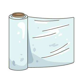 stretch wrap Illustration vector