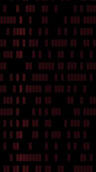 digitale dati ruscello con binario codice visivo. video