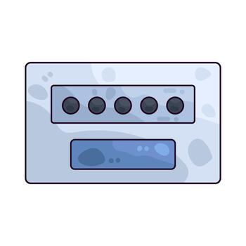 access code illustration vector