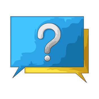 Question Mark In Bubble vector