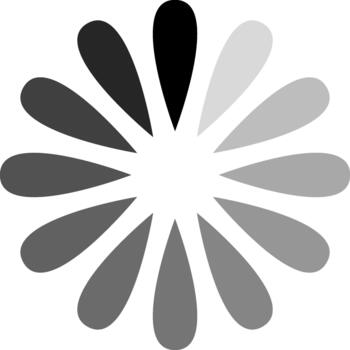 Loading progress circle icon processing data online vector