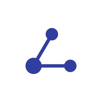 Network solid icon for connectivity management vector