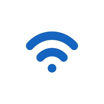 Wifi solid icon for interface development vector