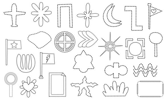 abstract element bundle set collection vector