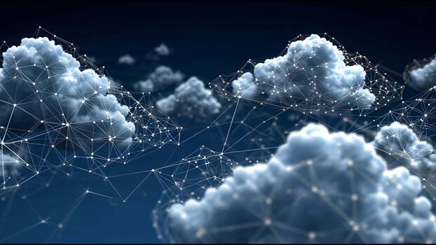 moln datoranvändning nätverk teknologi begrepp video