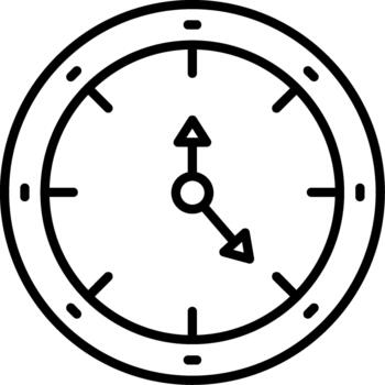 Digital Clock Timer vector