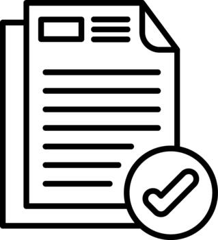 Approved Document Folder vector