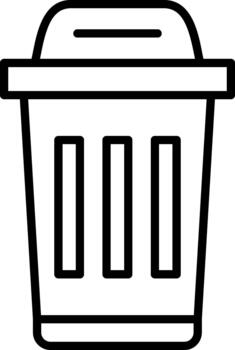 Computer Trash Bin vector