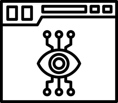 Harmful Spyware Program vector