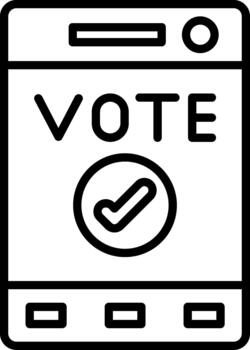 Voting Selection Process vector