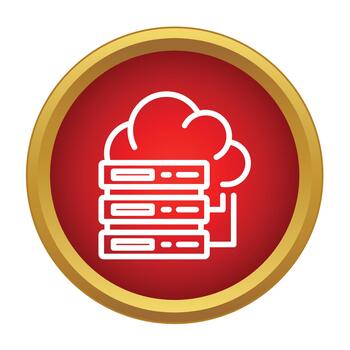 nube servidor almacenamiento datos informática red tecnología icono vector