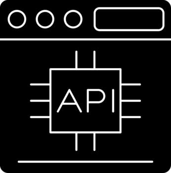 API Application Interface Data Integration Service vector