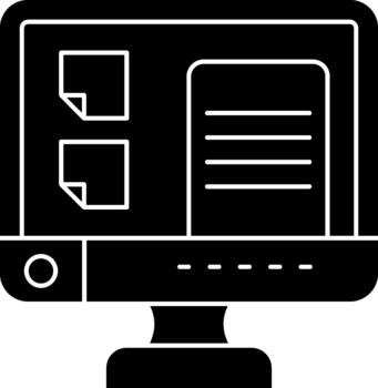 Computer Digital Device Processing Data Machine vector
