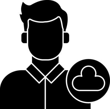 Cloud Online Storage Data Computing System vector