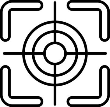 Camera Focus Setting vector