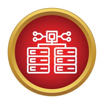 Server racks system processing data network connection vector