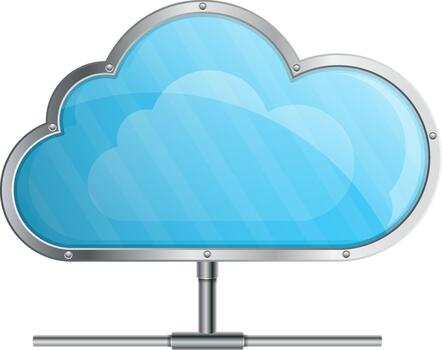 Cloud Computing with Cloud Computing vector
