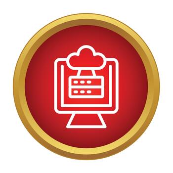 Cloud computing data server connecting to storage vector