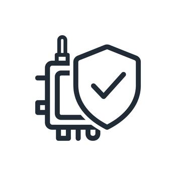 Rounded Monoline Sensor Validation Node vector
