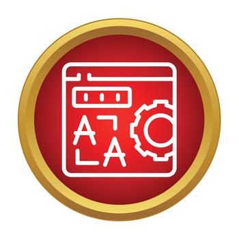 web navegador ajustes optimizando solicitud interfaz Traducción vector