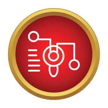 tecnología planificación y datos analítica Procesando icono vector
