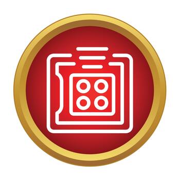 Cpu chip processor computer hardware technology icon vector