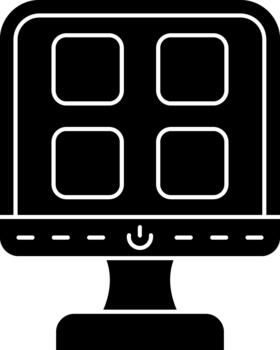 Menu Bar Navigation Interface Options Selection Panel vector