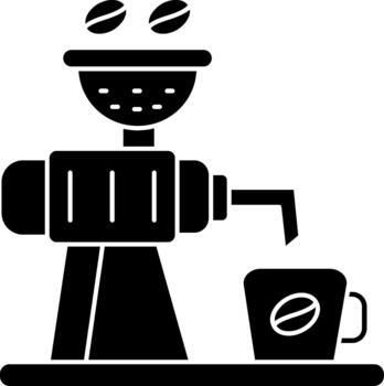 Coffee Grinder Machine Bean Processor vector