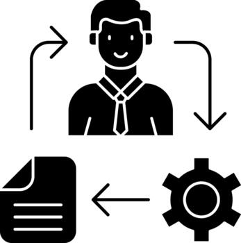 sistema procedimiento flujo de trabajo secuencia paso proceso vector