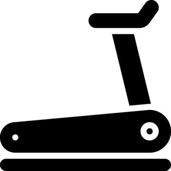 rueda de andar glifo icono sólido vector