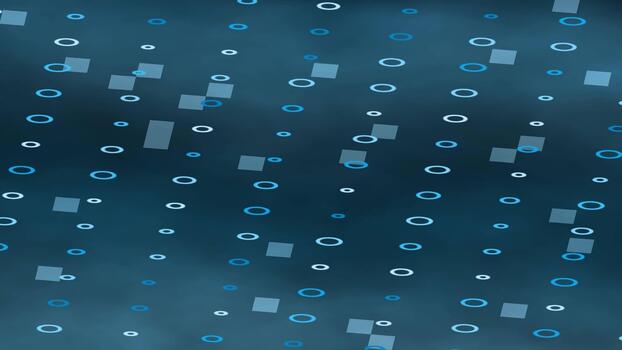 digitale dati ruscello visualizzazione con binario codice video
