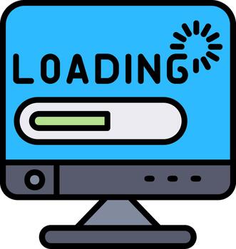 Screen Indicator Progress Page Loading vector