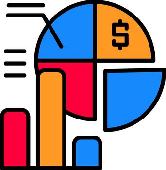 Graph Visualization Data Chart Pie vector