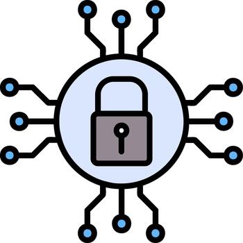 System Protection Encoding Security Encryption Data vector