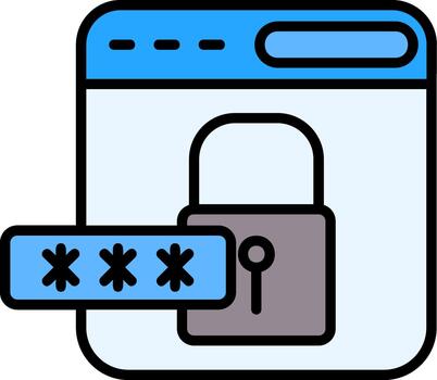 System Protection Encoding Encryption Data Secure vector