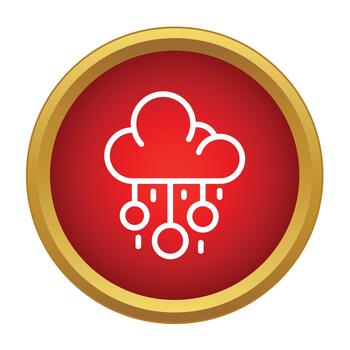 nube informática datos red almacenamiento icono diseño vector
