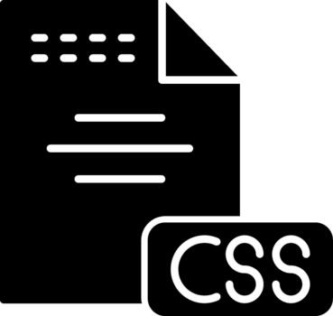 CSS Design Framework Glyph vector